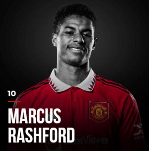 Rashford — Manchester United Squad June 2023 option 26