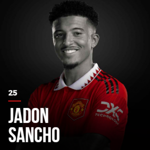Sancho — Manchester United Squad June 2023 option 27