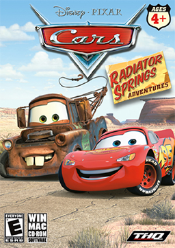 Cars Radiatorspringsadventurescoverart — Disney pixar Cars video games tier option 12