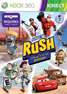Kinectrush Adisney Pixaradventurecoverart — Disney pixar Cars video games tier option 26