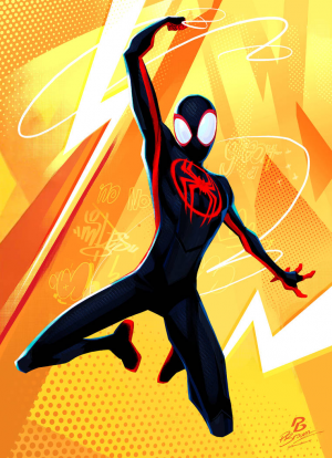 Milesmoralesspidermanacrossthespiderversebypatrickbrowndfwh2o9 Pre — spiderman movie suits option 19