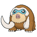 Mamoswine — Pokemon XY Pokedex option 134