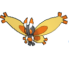 Mothim — Pokemon XY Pokedex option 147