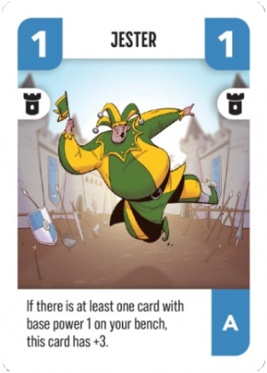 A Castle Jester — Challengers! Cards A Deck option 2