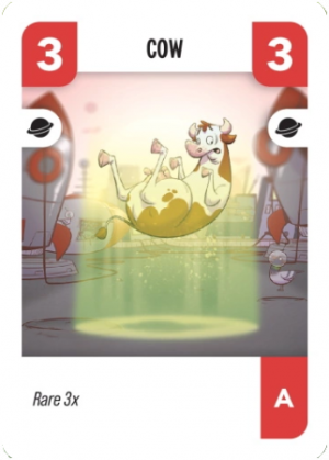 A Outer Space Cow — Challengers! Cards A Deck option 19