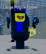 Largepolicetoiletnew — Skibidi Toilet Seige Defence easy to hard toilets option 17