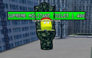 Suprememilitanttoiletnew — Skibidi Toilet Seige Defence easy to hard toilets option 34