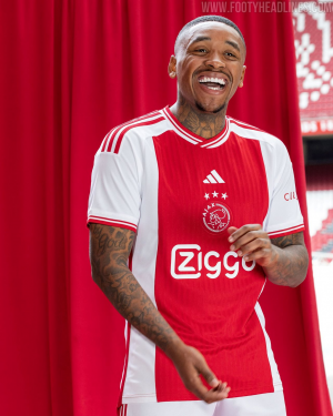 Ajax 23 24 Kit 12 — Camisas home dos times europeus 23/24 option 6
