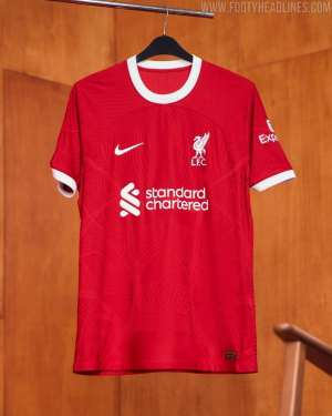 Liverpool 23 24 Home Kit 17 — Camisas home dos times europeus 23/24 option 16
