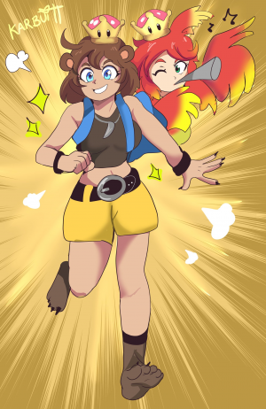 Banjo And Kazooie Crown — Smash bros characters with the super crown rating option 1