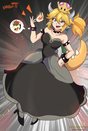 Bowser Super Crown — Smash bros characters with the super crown rating option 3