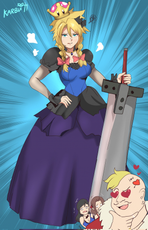 Cloud Crown — Smash bros characters with the super crown rating option 7