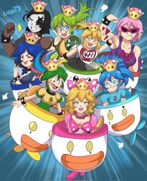 Koopaling Bowser Jr Crown — Smash bros characters with the super crown rating option 36