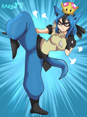 Lucario Crown — Smash bros characters with the super crown rating option 39
