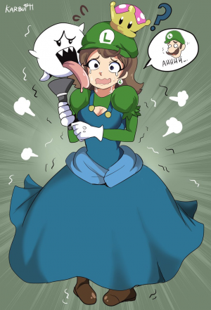 Luigi Crown — Smash bros characters with the super crown rating option 42