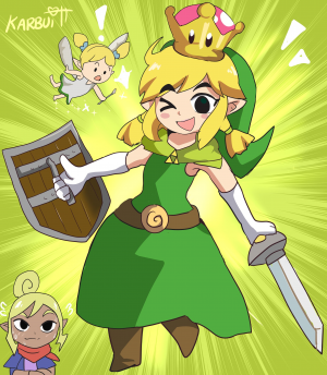 Toon Link Crown — Smash bros characters with the super crown rating option 80