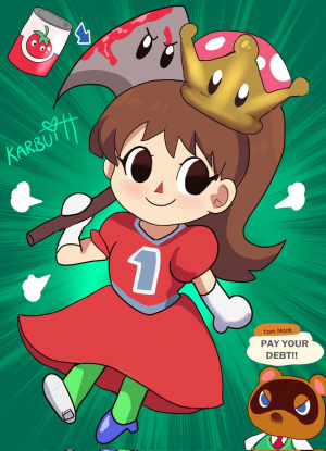 Villager Crown — Smash bros characters with the super crown rating option 81