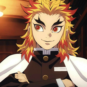 Kyoujurou Rengoku — Personagens de Demon Slayer que eu sairia no Soco! option 19