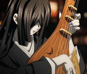 Nakime — Personagens de Demon Slayer que eu sairia no Soco! option 25