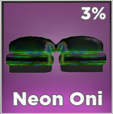 Neon Oni — Untitled Boxing Game glove crate tier list V.1 option 14