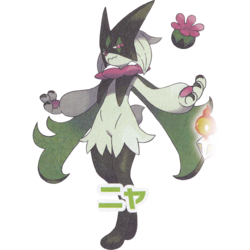 250px Meowscaradapng — Pokemon starters + Evos (Gen 1-9) option 75