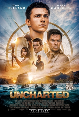 Unchartedofficialposter — Video Game Movies (2023) option 38