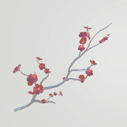 Cherryblossombranchrosegoldpng — Gorilla Tag ALL COSMETICS (Summer Update Included) option 29