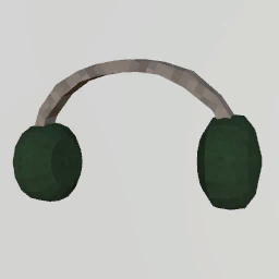 Earmuffsgreenpng — Gorilla Tag ALL COSMETICS (Summer Update Included) option 47