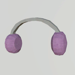 Earmuffspinkpng — Gorilla Tag ALL COSMETICS (Summer Update Included) option 48