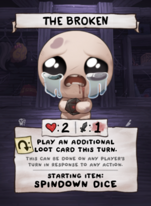 R Thebroken 308x420png — Binding of Isaac Four Souls Requiem: Character Tier List option 32