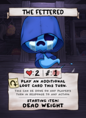 R Thefettered 308x420png — Binding of Isaac Four Souls Requiem: Character Tier List option 40