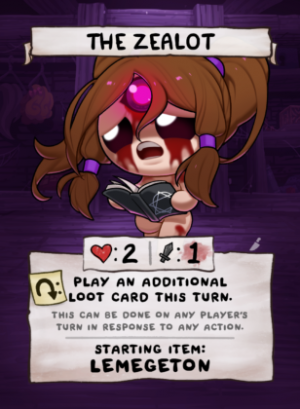 R Thezealot 308x420png — Binding of Isaac Four Souls Requiem: Character Tier List option 46