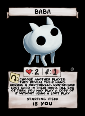 Rwz Baba 308x420png — Binding of Isaac Four Souls Requiem: Character Tier List option 49