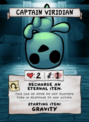 Rwz Captainviridian 308x420png — Binding of Isaac Four Souls Requiem: Character Tier List option 54
