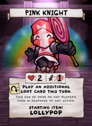 Rwz Pinkknight 308x420png — Binding of Isaac Four Souls Requiem: Character Tier List option 59