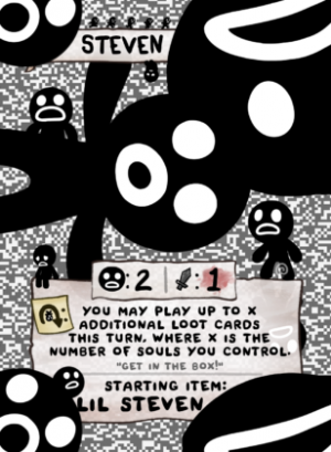 Rwz Steven 308x420png — Binding of Isaac Four Souls Requiem: Character Tier List option 63