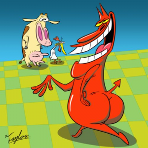 Vaca Y Pollitojpg — 100 caricaturas 90's y 2000 option 91