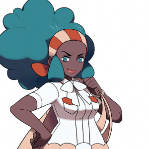 Blackwhitelenora2jpg — 101 Pokemon Waifus option 33