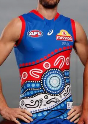 2021 Bulldogs Aflpng — 2021 AFL Indigenous Jumperss option 5