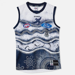 2021 Geelongjpg — 2021 AFL Indigenous Jumperss option 8