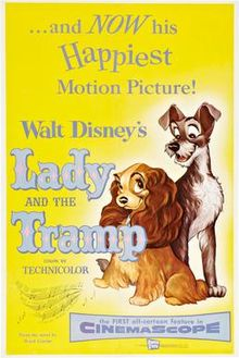 220px Lady And Tramp 1955 Posterjpg — 300 Animated Movies option 93