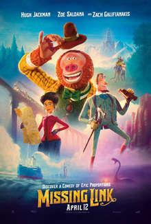 220px Missinglinkteaserposterpng — 300 Animated Movies option 105