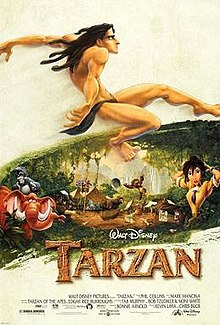 220px Tarzan1999film Theatricalposterjpg — 300 Animated Movies option 182