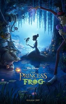 220px Theprincessandthefrogposterjpg — 300 Animated Movies option 199