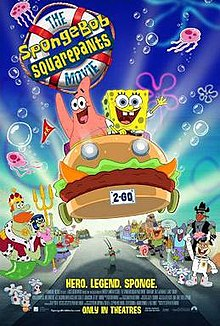 220px Thespongebobsquarepantsmovieposterjpg — 300 Animated Movies option 203