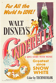 Cinderellaofficial1950filmposterpng — 300 Animated Movies option 229
