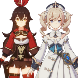 Amber And Barbarapng — [325+ ships] Genshin Impact Ships option 30