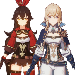 Amber And Jeanpng — [325+ ships] Genshin Impact Ships option 34