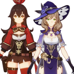 Amber And Lisapng — [325+ ships] Genshin Impact Ships option 37