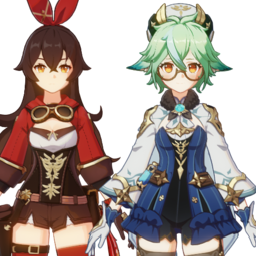 Amber And Sucrosepng — [325+ ships] Genshin Impact Ships option 39